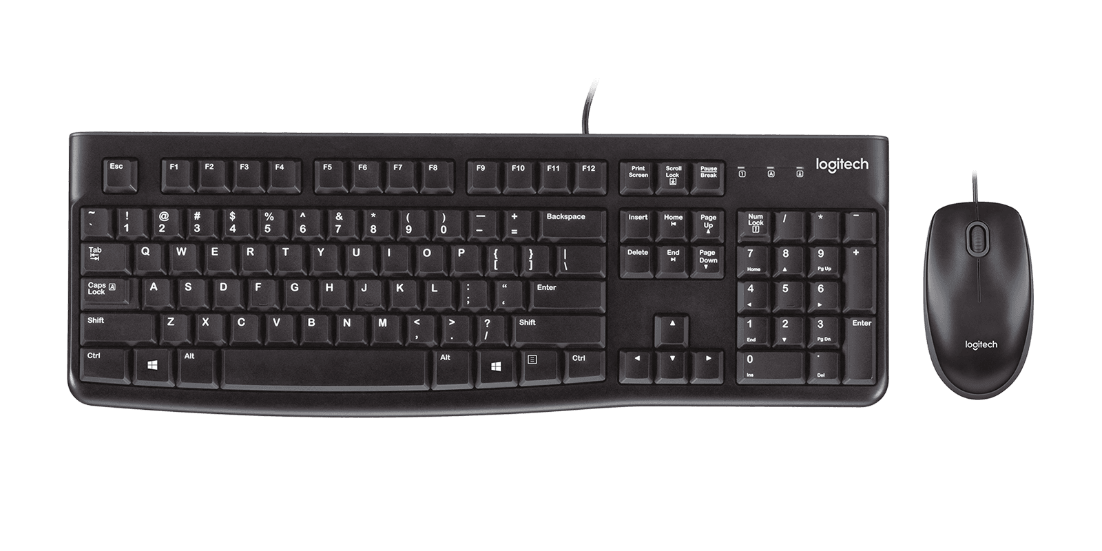 Logitech MK120 USB Wired Keyboard and Mouse Combo