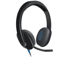 Logitech H540 USB Stereo Headset with Noise-Cancelling Microphone